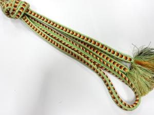 正絹　無形文化財　道明製　手組帯締め